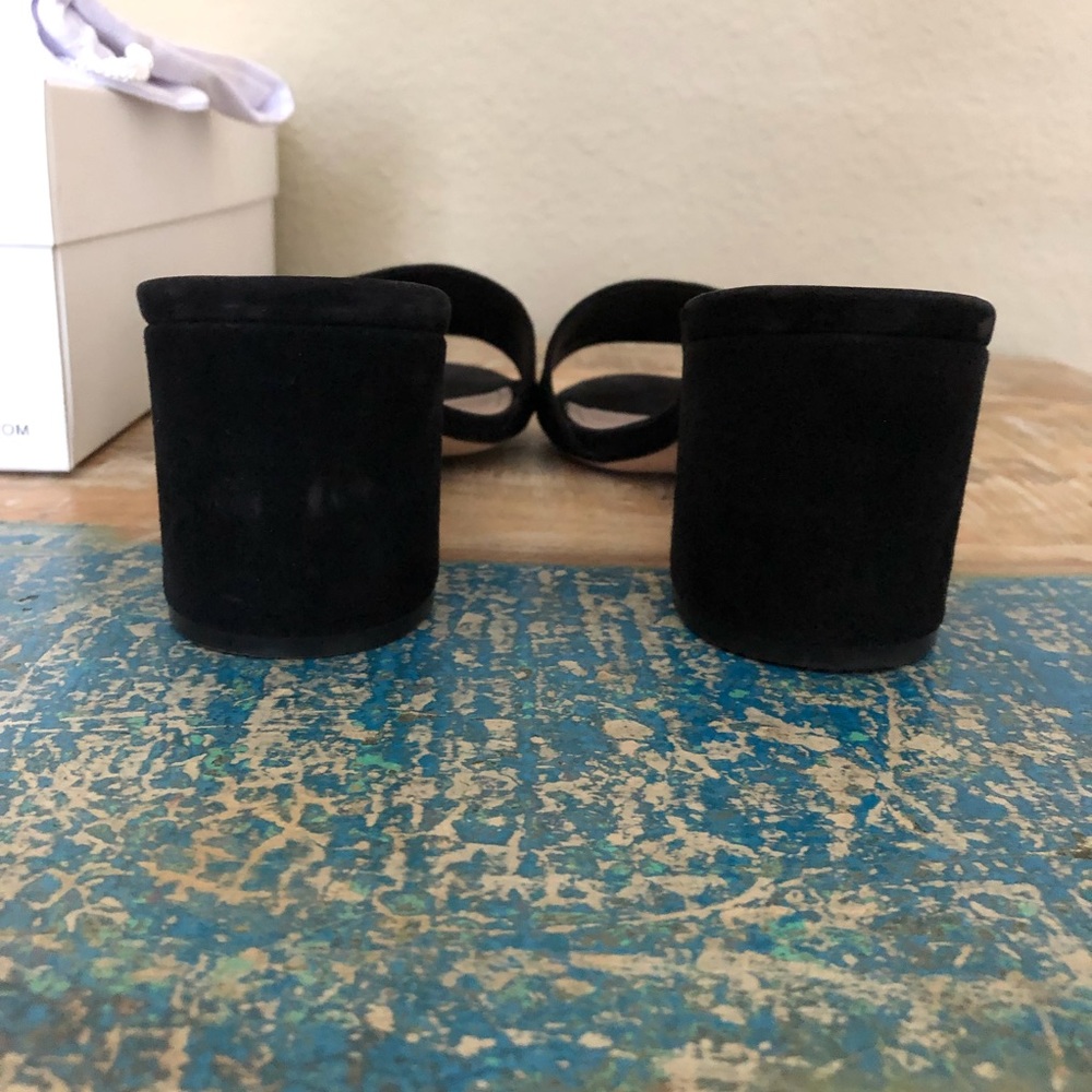 Schutz Sheri Suede Mule Sandals - Picture 4 of 10